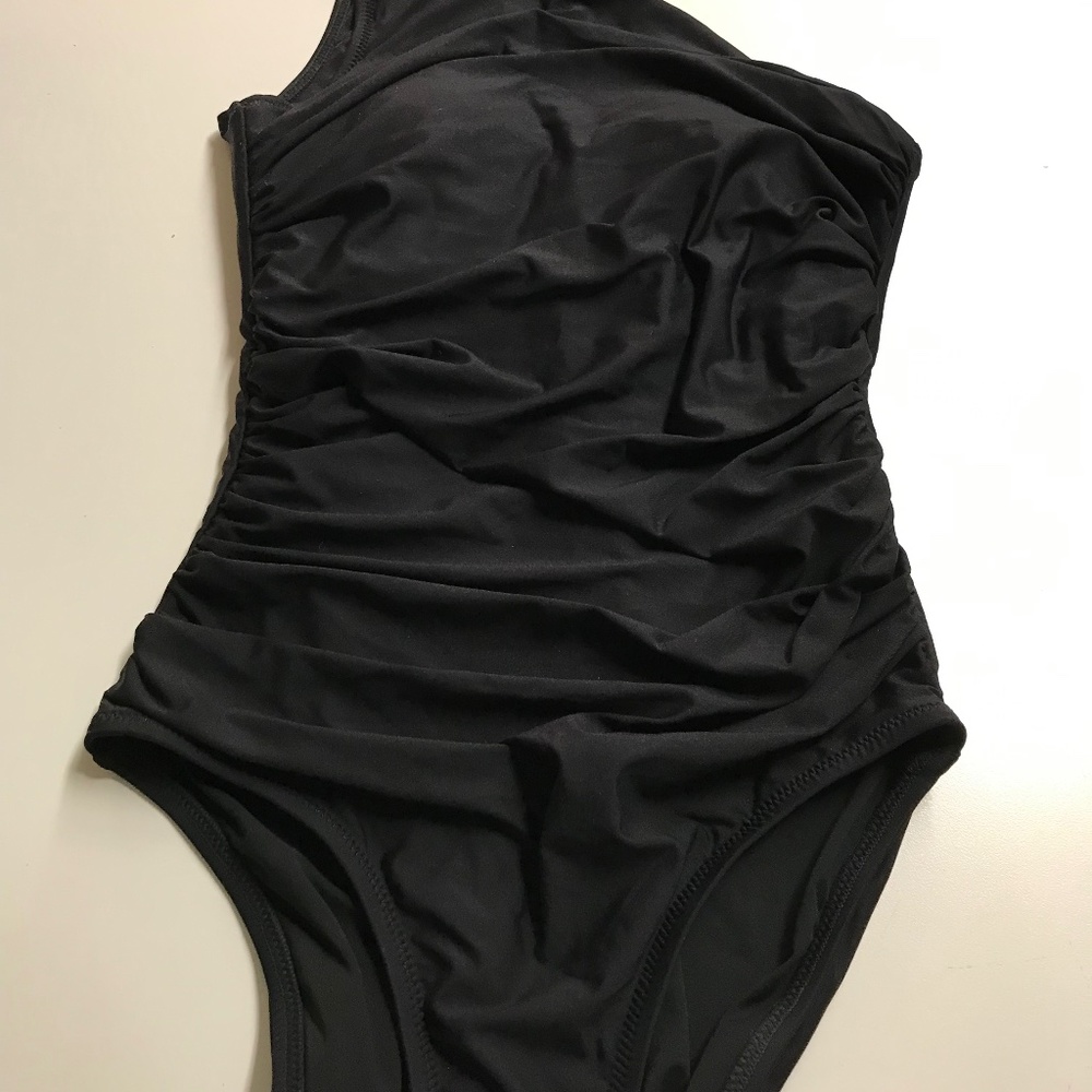J Crew Rouch One-shoulder One-Piece